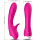  ROMANCE VIBRADOR CON ESTIMULADOR FUCSIA - ARMONY 