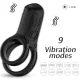  DOBLE ANILLO VIBRADOR NEGRO - ARMONY 