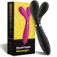  YWAND MASAJEADOR & VIBRADOR CABEZA DOBLE NEGRO - ARMONY 