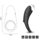 SHARK ANILLO VIBRADOR PAREJAS CONTROL REMOTO NEGRO - ARMONY 