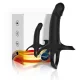  DILDO CON ANILLO & VIBRADOR CONTROL REMOTO NEGRO - ARMONY 