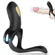  JOY JUMPER ANILLO VIBRADOR PAREJAS & PLUG ANAL NEGRO - ARMONY 