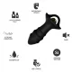  KYLIN DEDAL VIBRADOR & PLUG ANAL CONTROL REMOTO NEGRO - ARMONY 