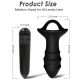  KYLIN DEDAL VIBRADOR & PLUG ANAL CONTROL REMOTO NEGRO - ARMONY 