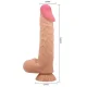  SLIDING SKIN SERIES DILDO REALÍSTICO CON VENTOSA PIEL DESLIZANTE CONTROL REMOTO NATURAL 24 CM - PRETTY LOVE 