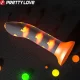  MAGICAL NIGHTFALL DILDO SIN VIBRACIÓN LUMINOSO NARANJA - PRETTY LOVE 