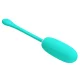  JULIUS HUEVO VIBRADOR IMPERMEBLE & RECARGABLE VERDE AGUA - PRETTY LOVE 