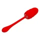  HUEVO VIBRADOR CON TEXTURA MARINA RECARGABLE ROJO - PRETTY LOVE 