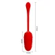  HUEVO VIBRADOR CON TEXTURA MARINA RECARGABLE ROJO - PRETTY LOVE 