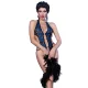 BODY CROTCHLESS AZUL S/M - CHILIROSE CR  4479