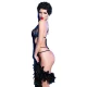 BODY CROTCHLESS AZUL S/M - CHILIROSE CR  4479