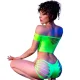TOP & SHORTS VERDE S/M - CHILIROSE CR  4433
