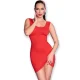 VESTIDO ROJO S/M - CHILIROSE CR  4622