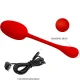  KNUCKER HUEVO VIBRADOR RECARGABLE ROJO - PRETTY LOVE 