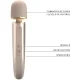  MASAJEADOR 7 MODOS VIBRACION CHAMPAGNE - PRETTY LOVE 