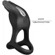  SILAS ANILLO VIBRADOR 7 VIBRACIONES SILICONA NEGRO - PRETTY LOVE 