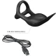  SILAS ANILLO VIBRADOR 7 VIBRACIONES SILICONA NEGRO - PRETTY LOVE 