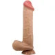  SLIDING SKIN SERIES DILDO REALÍSTICO CON VENTOSA PIEL DESLIZANTE 26 CM - PRETTY LOVE 