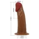  STARKS HARNESS BRIEFS VIBRACIÓN MULTIVELOCIDAD DILDO 17,5 CM MULATO - PRETTY LOVE 