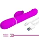  VIBRADOR RABBIT PERLAS VIOLETA - PRETTY LOVE 