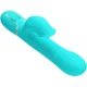  VIBRADOR RABBIT PERLAS VERDE AGUA - PRETTY LOVE 