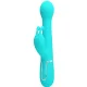  DEJON VIBRADOR RABBIT 3 EN 1 MULTIFUNCIÓN VERDE AGUA - PRETTY LOVE 