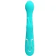  DEJON VIBRADOR RABBIT 3 EN 1 MULTIFUNCIÓN VERDE AGUA - PRETTY LOVE 