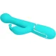  DEJON VIBRADOR RABBIT 3 EN 1 MULTIFUNCIÓN VERDE AGUA - PRETTY LOVE 
