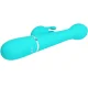  DEJON VIBRADOR RABBIT 3 EN 1 MULTIFUNCIÓN VERDE AGUA - PRETTY LOVE 