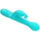  DEJON VIBRADOR RABBIT 3 EN 1 MULTIFUNCIÓN VERDE AGUA - PRETTY LOVE 