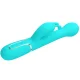  DEJON VIBRADOR RABBIT 3 EN 1 MULTIFUNCIÓN VERDE AGUA - PRETTY LOVE 