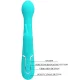  DEJON VIBRADOR RABBIT 3 EN 1 MULTIFUNCIÓN VERDE AGUA - PRETTY LOVE 
