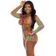  SET TRES PIEZAS MULTICOLOR - LEG AVENUE 