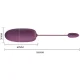  NYMPH HUEVO VIBRADOR CONTROLADO POR APP LILA - PRETTY LOVE 