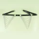  CINTURON DE CADENAS CUERO NEGRO TALLA ÚNICA - SUBBLIME 