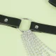  CINTURON DE CADENAS CUERO NEGRO TALLA ÚNICA - SUBBLIME 