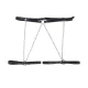  ARNÉS FORMA CINTURON CUERO NEGRO TALLA ÚNICA - SUBBLIME 
