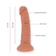  LARGE BOGOTÁ DILDO VIBRADOR 9 VELOCIDADES NATURAL 22 CM O 4.5 CM  APP GRATUITA - ONINDER 