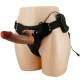  MARION HARNESS BRIEFS UNIVERSAL CON DILDO VIBRACIÓN 19 CM MULATO - PRETTY LOVE 