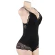  TEDDY DETALLE ENCAJE FLORAL NEGRO L/XL - SUBBLIME 