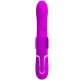  VIBRADOR RABBIT MULTIFUNCIÓN 4 EN 1 MARIPOSA FUCSIA - PRETTY LOVE 