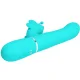  VIBRADOR RABBIT MULTIFUNCIÓN 4 EN 1 MARIPOSA VERDE AGUA - PRETTY LOVE 