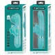  VIBRADOR RABBIT MULTIFUNCIÓN 4 EN 1 MARIPOSA VERDE AGUA - PRETTY LOVE 