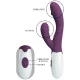  ANDRE VIBRADOR RABBIT & ESTIMULADOR PUNTO G MORADO - PRETTY LOVE 