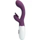  BUTTERFLY KISS VIBRADOR RABBIT & ESTIMULADOR PUNTO G MORADO - PRETTY LOVE 