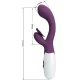 BUTTERFLY KISS VIBRADOR RABBIT & ESTIMULADOR PUNTO G MORADO - PRETTY LOVE 