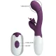  BUTTERFLY KISS VIBRADOR RABBIT & ESTIMULADOR PUNTO G MORADO - PRETTY LOVE 