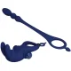  AYAD ANILLO VIBRADOR RABBIT CON PLUG AZUL - PRETTY LOVE 