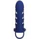  ALTAF ANILLO VIBRADOR CON FUNDA DE SILICONA AZUL - PRETTY LOVE 
