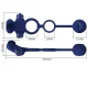  REMINGTON DOBLE ANILLO VIBRADOR CON PLUG AZUL - PRETTY LOVE 